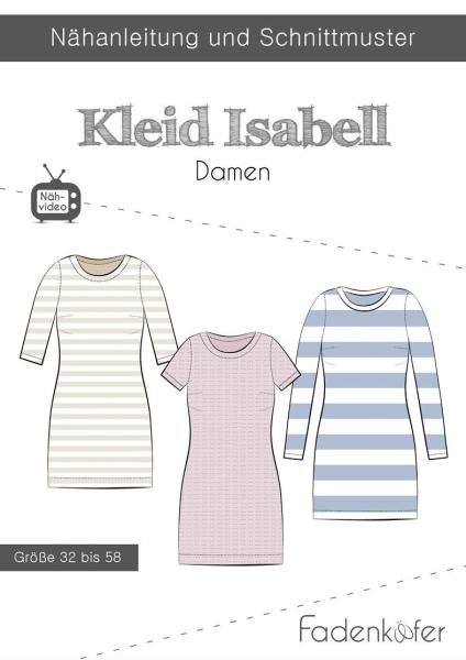 Titelbild Papierschnittmuster Kleid Damen Isabell